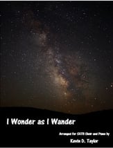 I Wonder as I Wander SATB choral sheet music cover